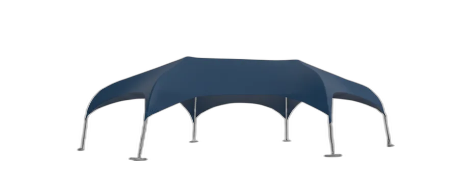 Carpa Domo Iglú Rectangular Extendida